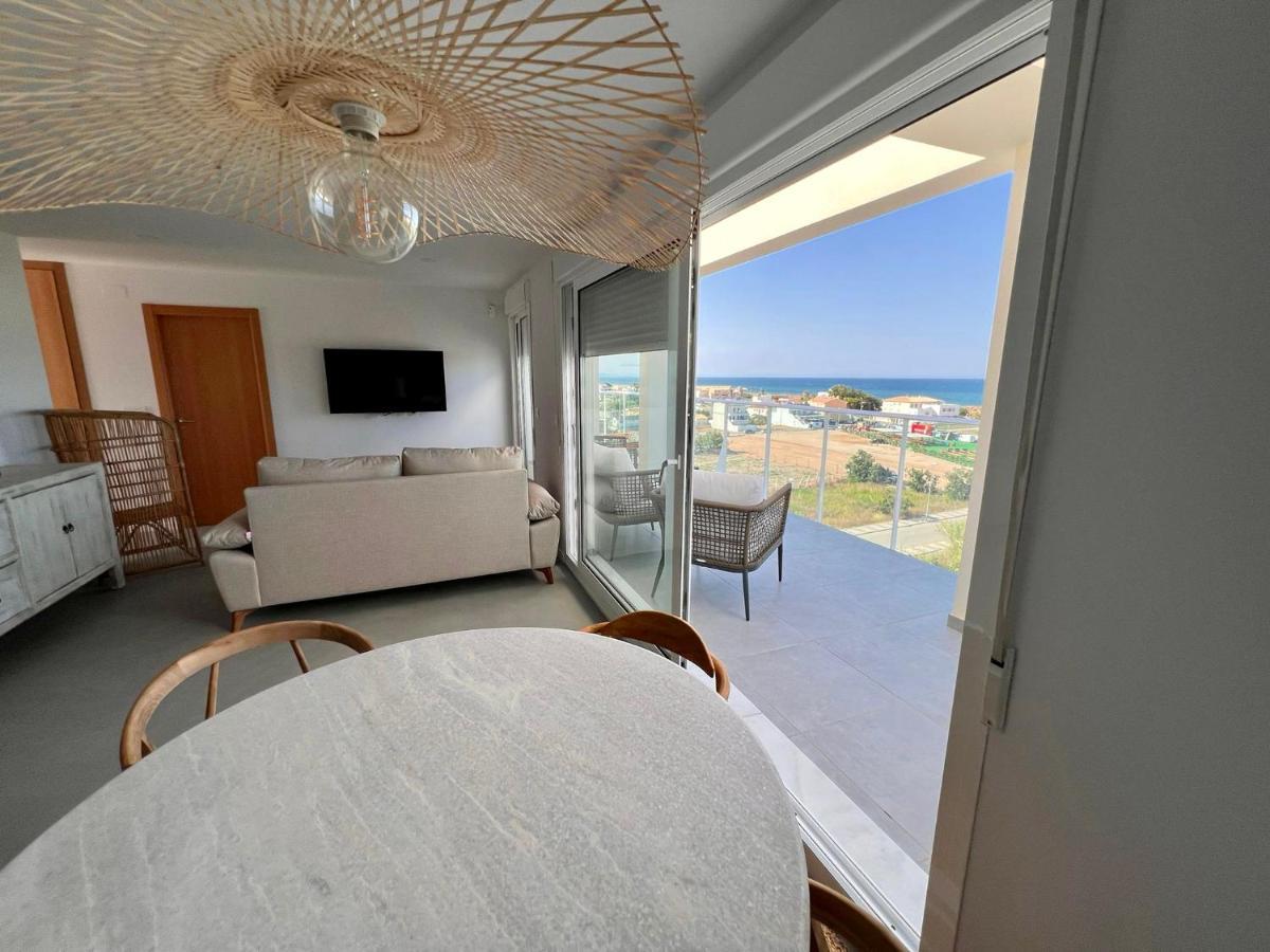 Beautiful Penthouse With Pool And Wonderful Beach View أوليفا المظهر الخارجي الصورة